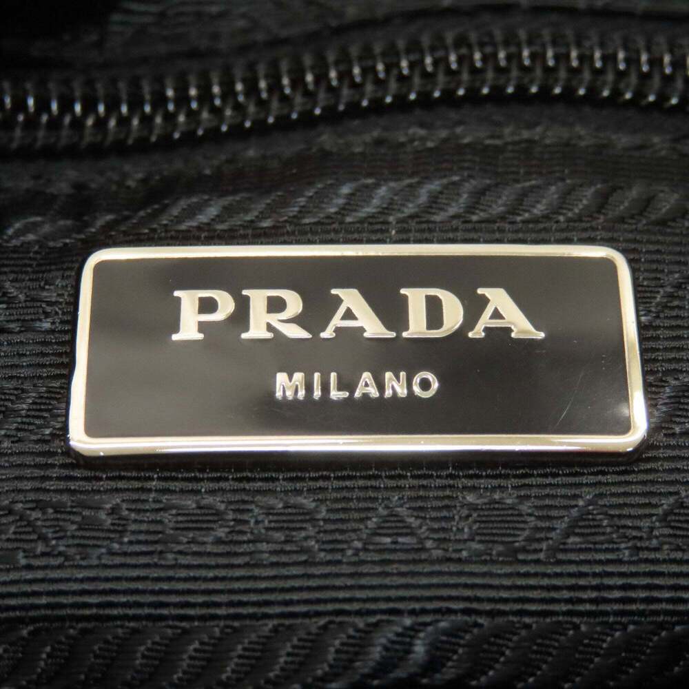 PRADA Cream Canvas Shoulder Bag - Picture 6 of 16